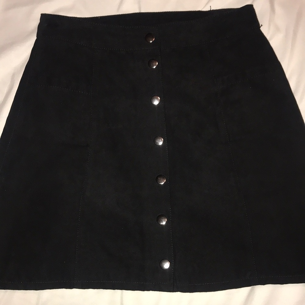 H&M suede skirt